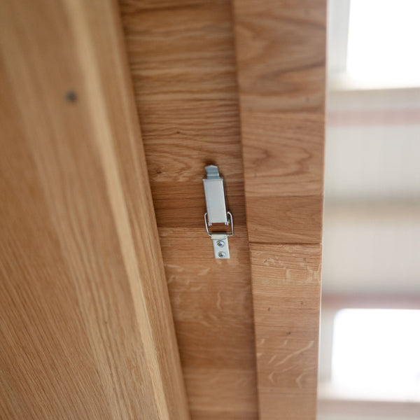 Table à manger extensible en bois massif de chêne Bremen - 160-250 x 100 x 75 cm - NordicStory