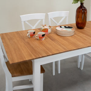 Table à manger extensible en bois massif Lausanne - VESKOR