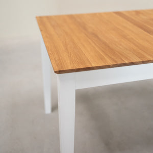 Table à manger extensible en bois massif Lausanne - VESKOR