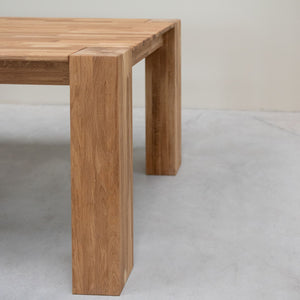 Table à manger en bois massif de chêne Mauritz 3 – 200 x 100 x 75 cm - NordicStory