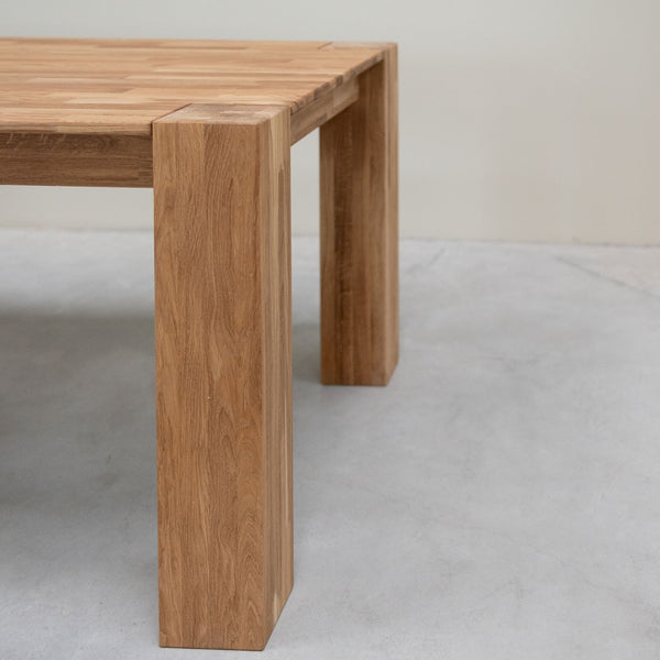 Table à manger en bois massif de chêne Mauritz 3 – 200 x 100 x 75 cm - NordicStory