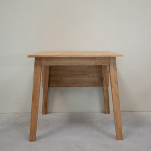 Table à manger extensible en bois massif de chêne Tomas - VESKOR