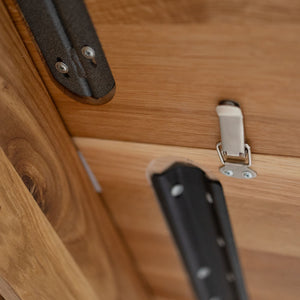 Table à manger extensible en bois massif de chêne Genève - 160-200 x 90 x 75 cm - NordicStory