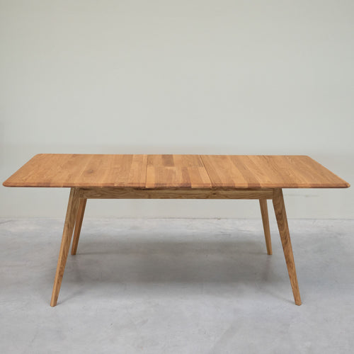 Table à manger extensible en bois massif de chêne Genève - NordicStory