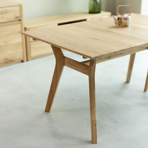 Table à manger extensible en bois massif de chêne Harold – 140-180/170-210 x 90 x 75 cm - NordicStory