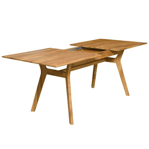Table à manger extensible en bois massif de chêne Harold – 140-180/170-210 x 90 x 75 cm - NordicStory