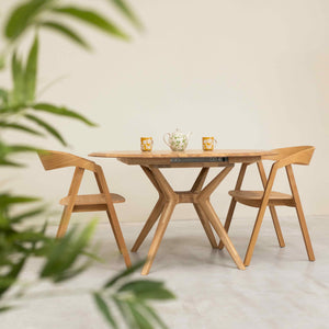 Chaise en bois massif de chêne Knut