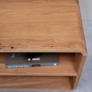 Table basse en bois massif de chêne Genève - 100 x 60 x 43 cm - NordicStory