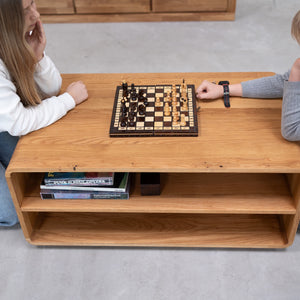 Table basse en bois massif de chêne Genève - 100 x 60 x 43 cm - NordicStory