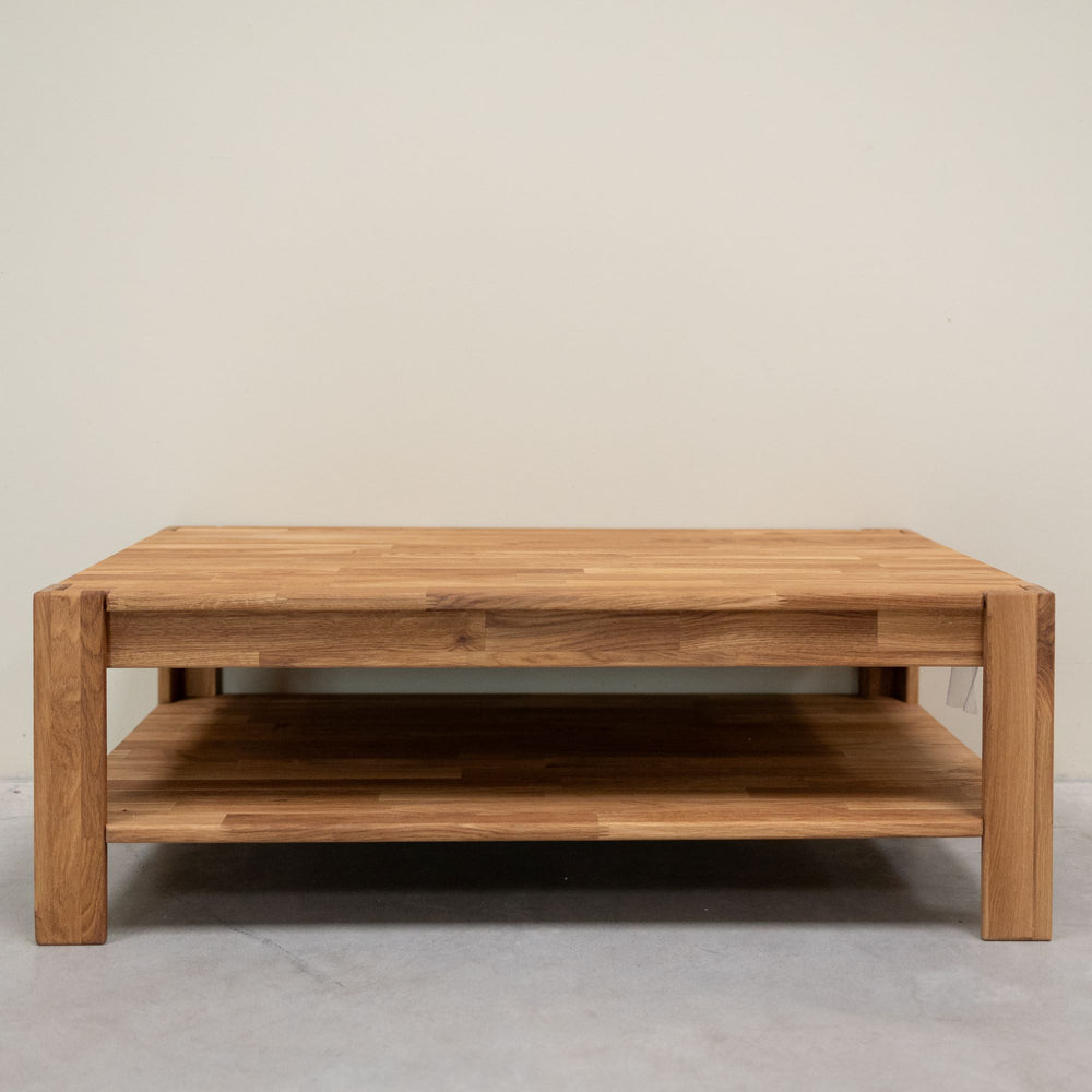 Table basse en bois massif de chêne Mauritz 4 – 70 x 70 x 38 cm / 110 x 70 x 38 cm - NordicStory
