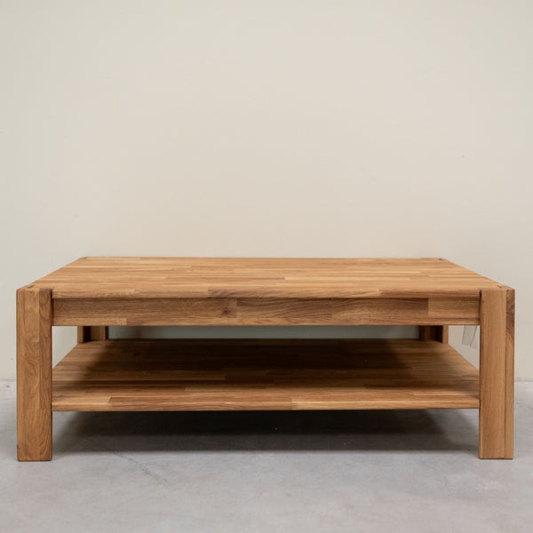 Table basse en bois massif de chêne Mauritz 4 – 70 x 70 x 38 cm / 110 x 70 x 38 cm - NordicStory