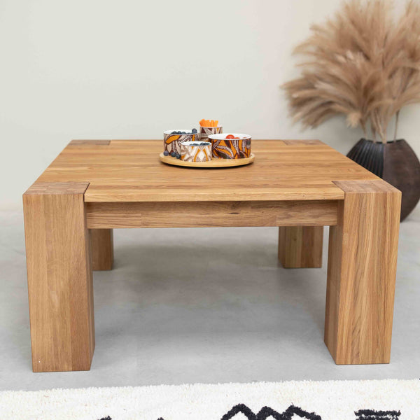 Table basse en bois massif de chêne Nordic