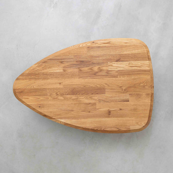 Table basse en bois massif de chêne Vankel