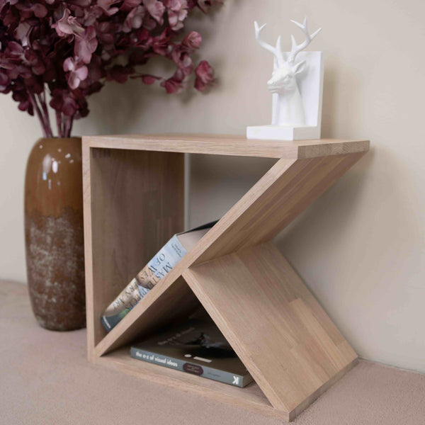 Table de chevet en bois massif de chêne