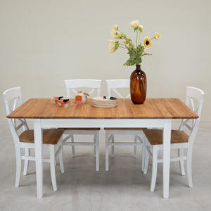 Table à manger extensible en bois massif Lausanne - VESKOR