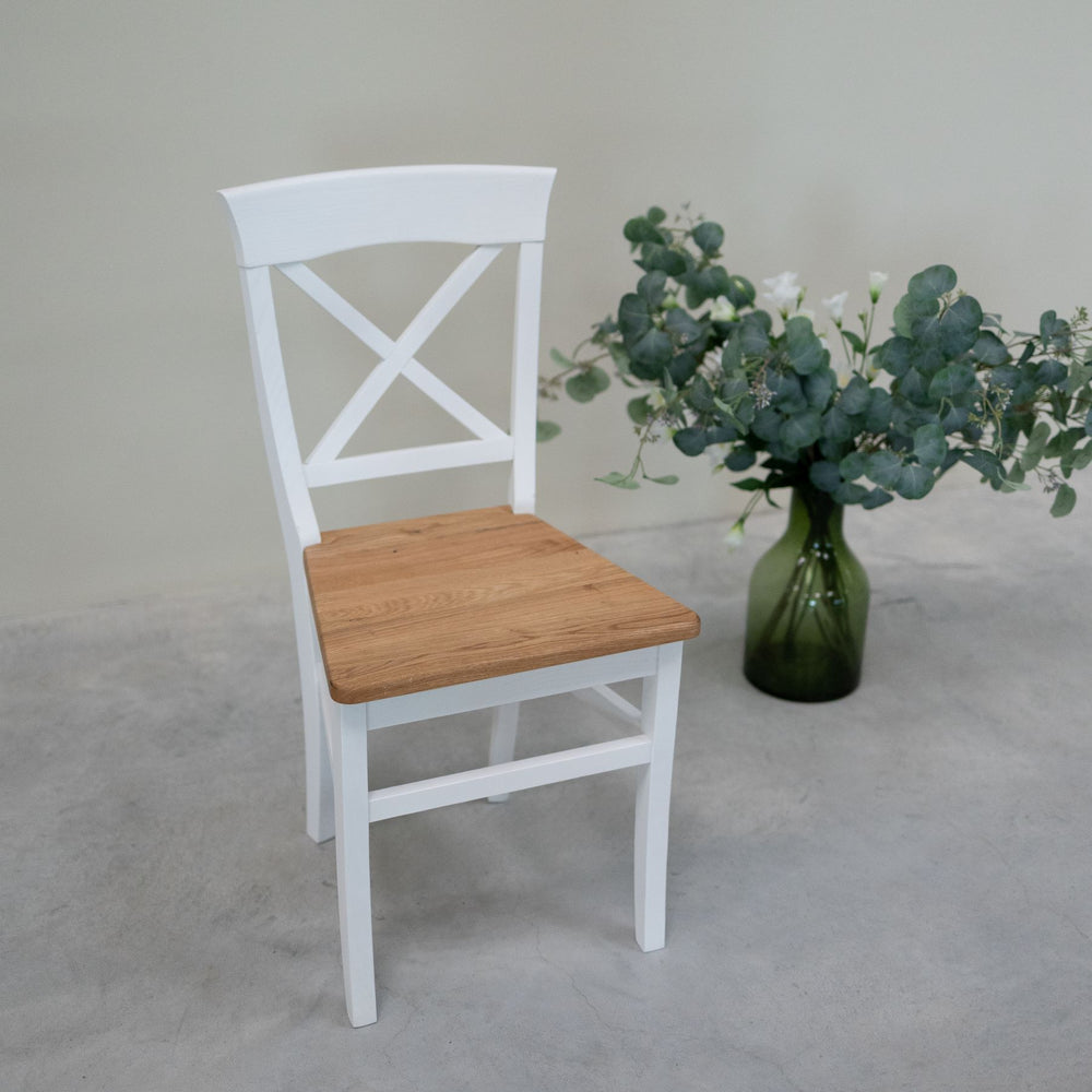 Chaise en bois massif Lausanne - Lot de 2 ou 4 - VESKOR