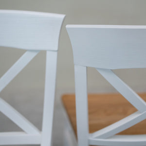 Chaise en bois massif Lausanne - Lot de 2 ou 4 - VESKOR