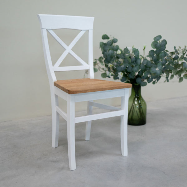 Chaise en bois massif Lausanne - Lot de 2 ou 4 - VESKOR