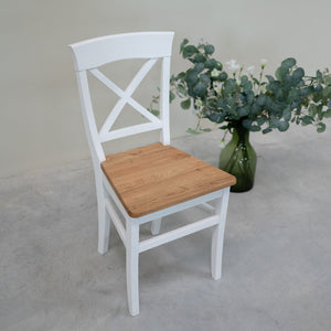 Chaise en bois massif Lausanne - Lot de 2 ou 4 - VESKOR