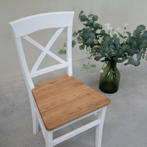 Chaise en bois massif Lausanne - Lot de 2 ou 4 - VESKOR