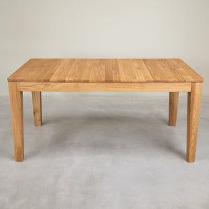 Table à manger rectangulaire extensible en bois massif de chêne Kodama - VESKOR