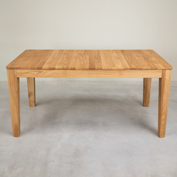 Table à manger rectangulaire extensible en bois massif de chêne Kodama - VESKOR