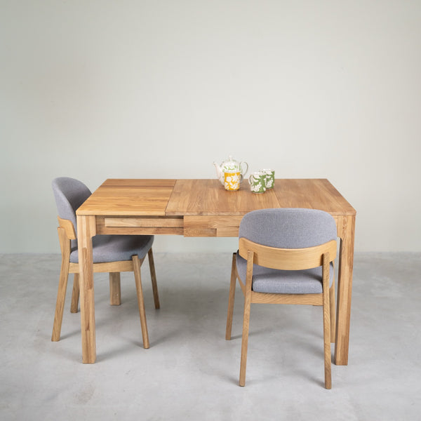 Table à manger extensible en bois massif de chêne Marsi - NordicStory