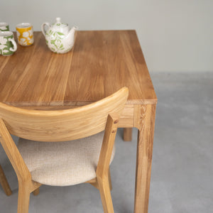 Table à manger extensible en bois massif de chêne Marsi - NordicStory