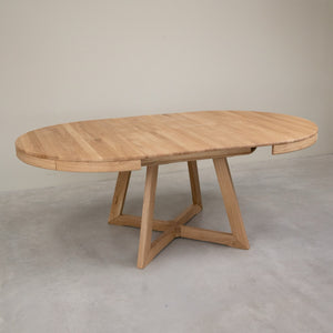 Table à manger en bois massif de chêne durable Valence