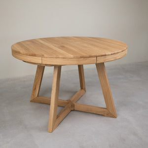 Table à manger en bois massif de chêne durable Valence