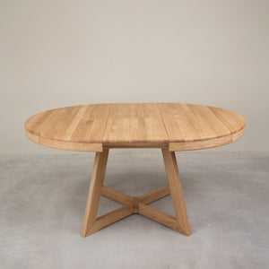 Table à manger en bois massif de chêne durable Valence