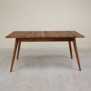 Table à manger extensible en noyer massif
