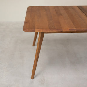 Table à manger extensible en noyer massif