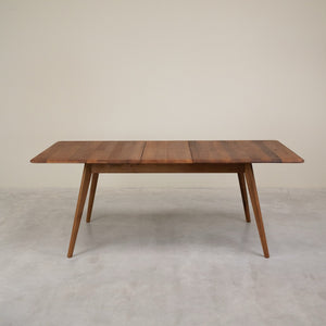 Table à manger extensible en noyer massif