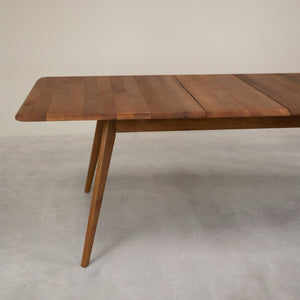 Table à manger extensible en noyer massif