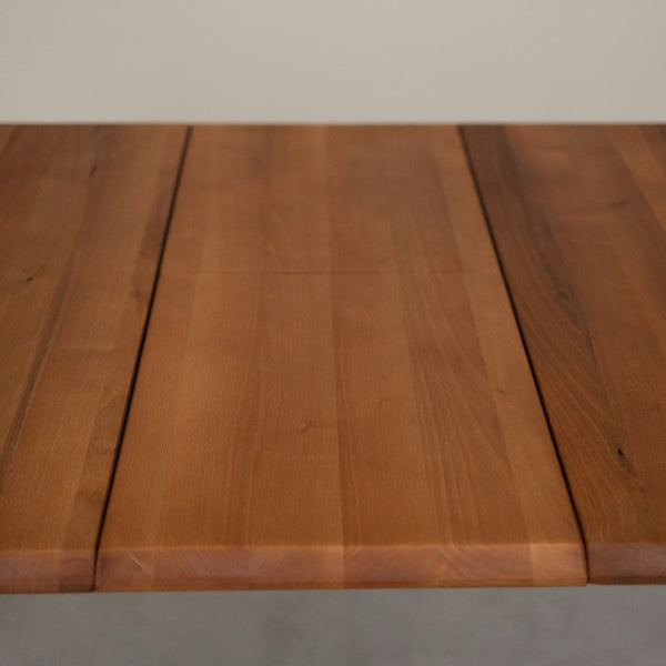 Table à manger extensible en noyer massif