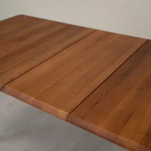 Table à manger extensible en noyer massif