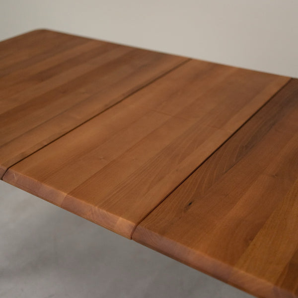 Table à manger extensible en noyer massif