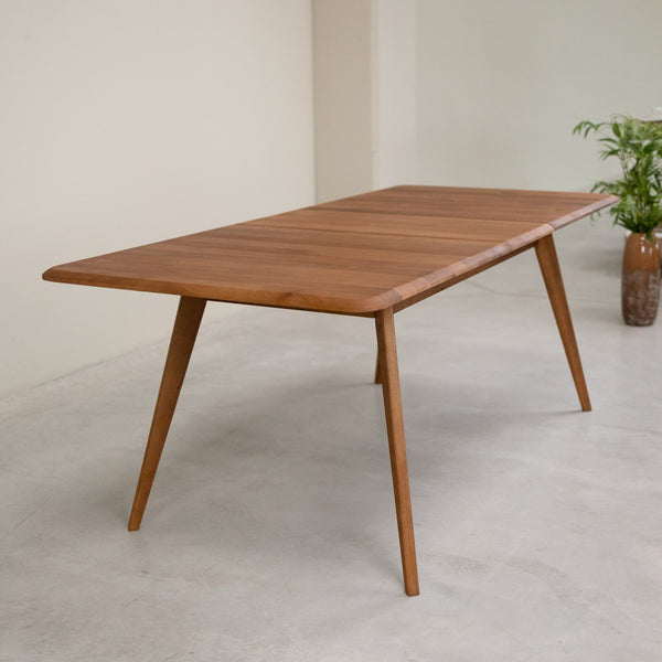 Table à manger extensible en noyer massif