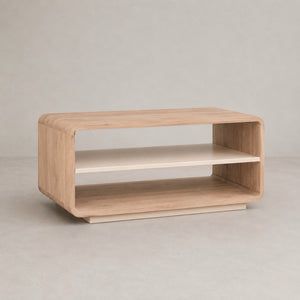 Table basse en bois massif de chêne Oslo