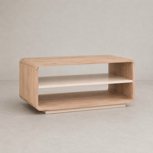 Table basse en bois massif de chêne Oslo