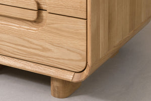 Table de chevet en bois massif de chêne Déo - VESKOR