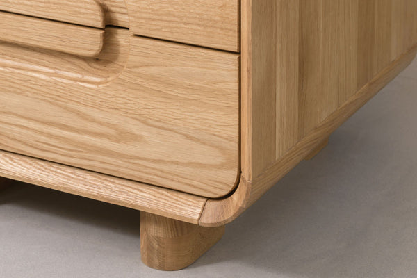 Table de chevet en bois massif de chêne Déo - VESKOR