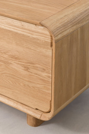 Table de chevet en bois massif de chêne Déo - VESKOR