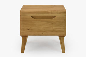 Table de chevet en bois massif de chêne Milan - NordicStory
