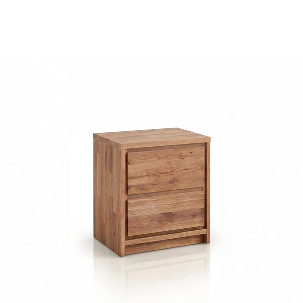 Table de chevet en bois massif de chêne Oregon - NordicStory
