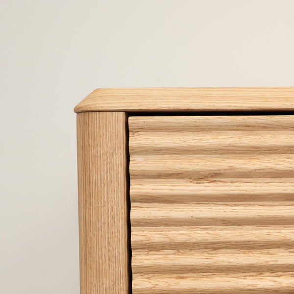 Table de chevet en bois massif de chêne Oxford 2 - NordicStory