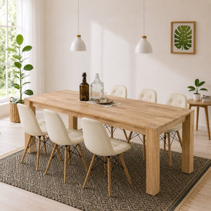 Table en bois massif de chêne