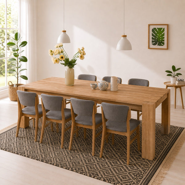 Table en bois massifde chêne