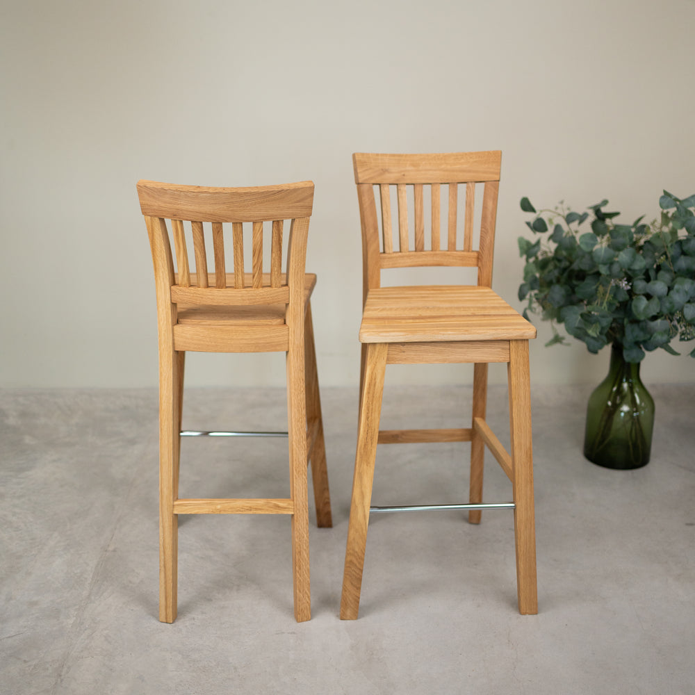 Tabouret de bar en chêne massif Provence – NordicStory
